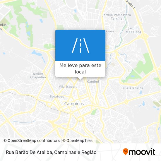 Rua Barão De Ataliba mapa