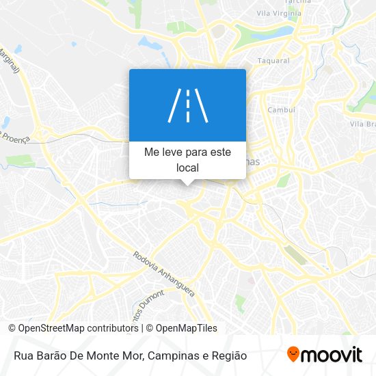 Rua Barão De Monte Mor mapa
