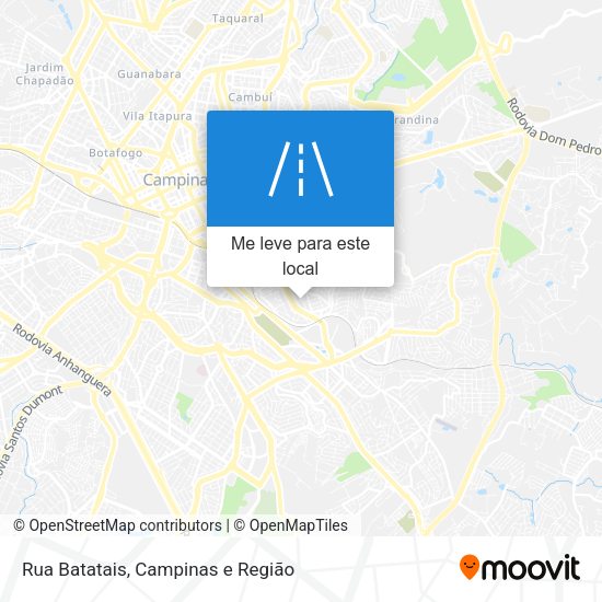 Rua Batatais mapa