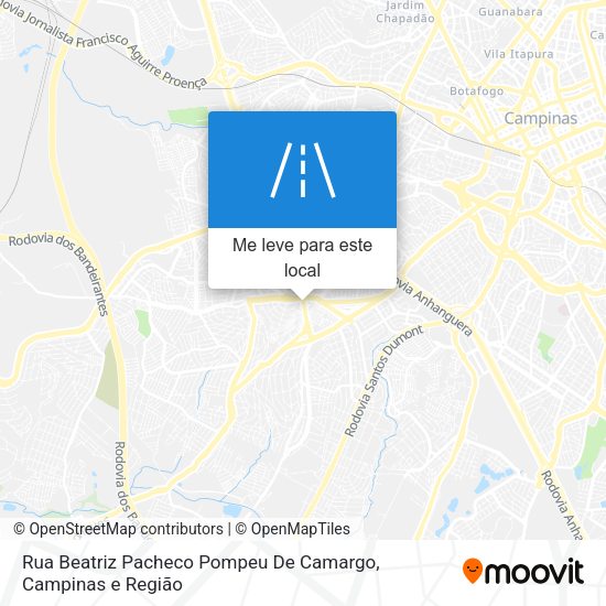Rua Beatriz Pacheco Pompeu De Camargo mapa