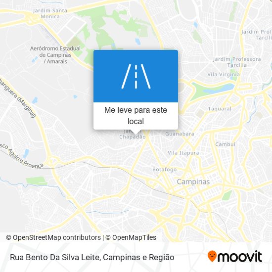 Rua Bento Da Silva Leite mapa