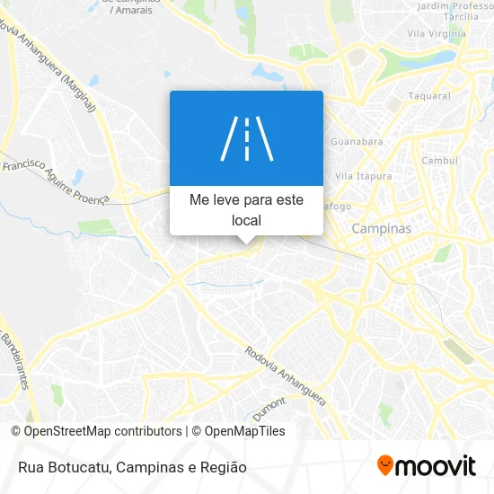 Rua Botucatu mapa