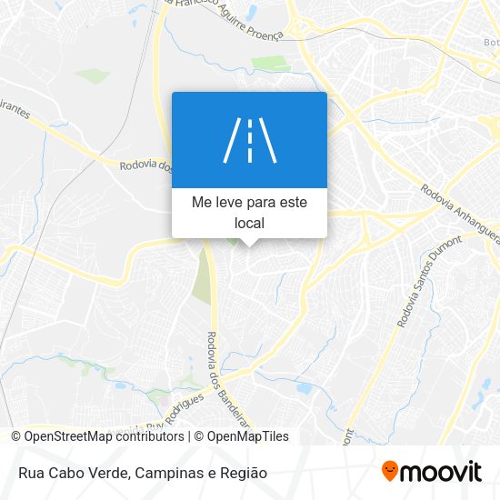 Rua Cabo Verde mapa