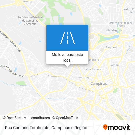 Rua Caetano Tombolato mapa