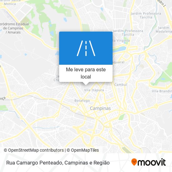 Rua Camargo Penteado mapa