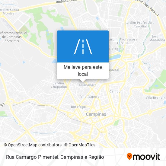 Rua Camargo Pimentel mapa