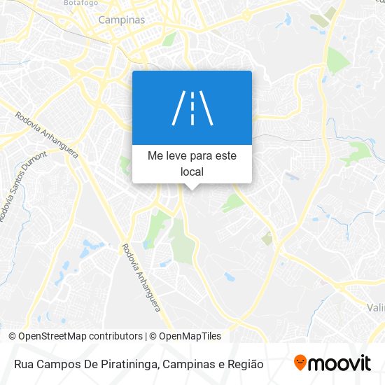 Rua Campos De Piratininga mapa