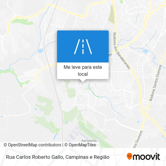 Rua Carlos Roberto Gallo mapa
