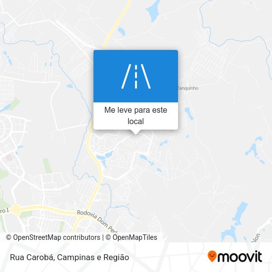 Rua Carobá mapa