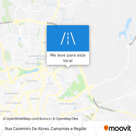 Rua Casemiro De Abreu mapa