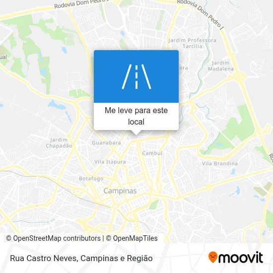 Rua Castro Neves mapa