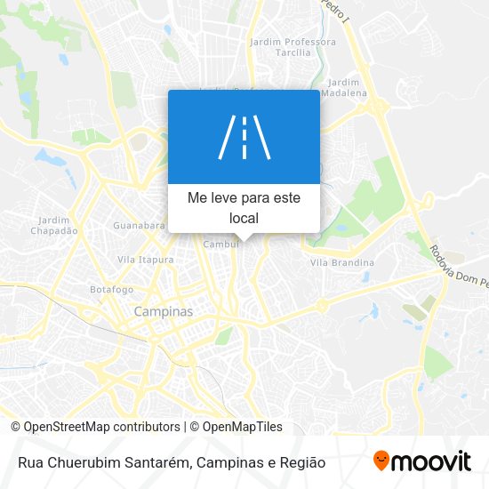 Rua Chuerubim Santarém mapa