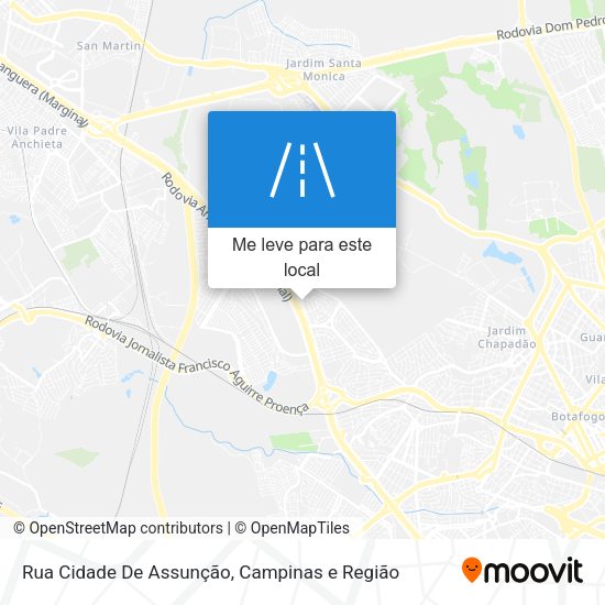 Rua Cidade De Assunção mapa