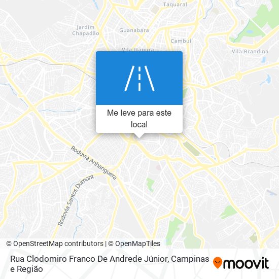 Rua Clodomiro Franco De Andrede Júnior mapa