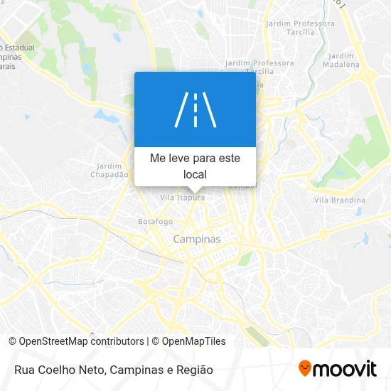Rua Coelho Neto mapa