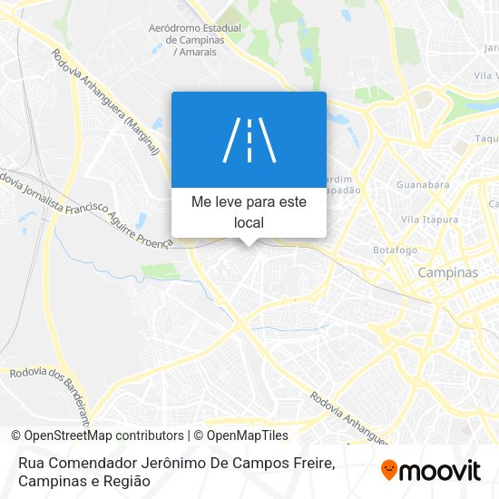 Rua Comendador Jerônimo De Campos Freire mapa