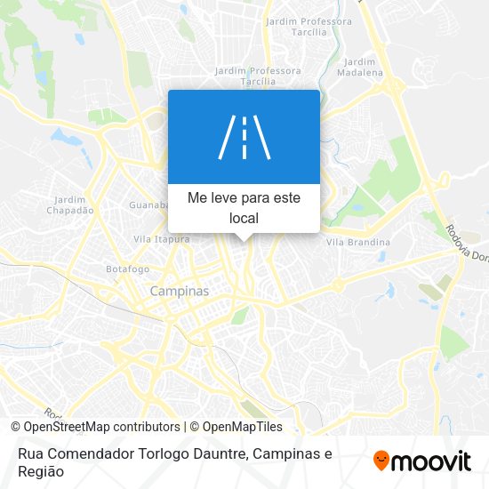 Rua Comendador Torlogo Dauntre mapa