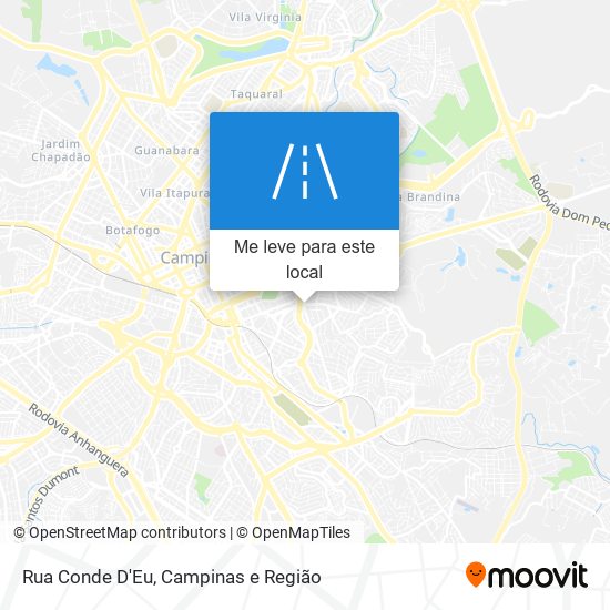 Rua Conde D'Eu mapa