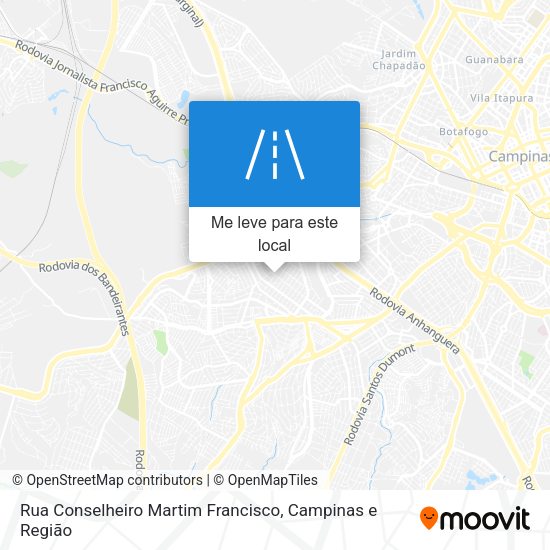 Rua Conselheiro Martim Francisco mapa