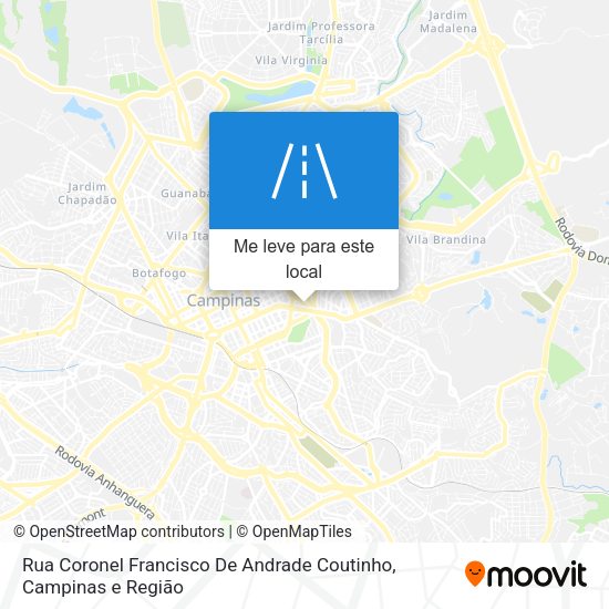 Rua Coronel Francisco De Andrade Coutinho mapa