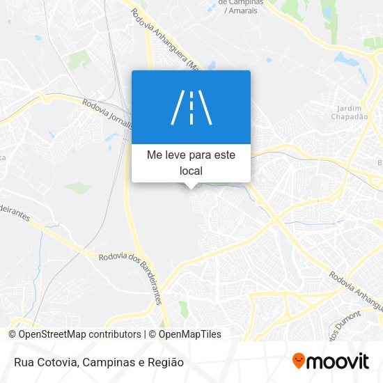 Rua Cotovia mapa
