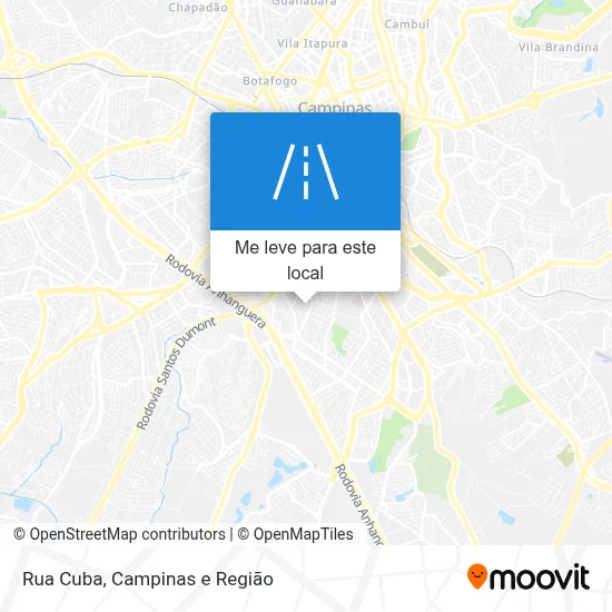 Rua Cuba mapa