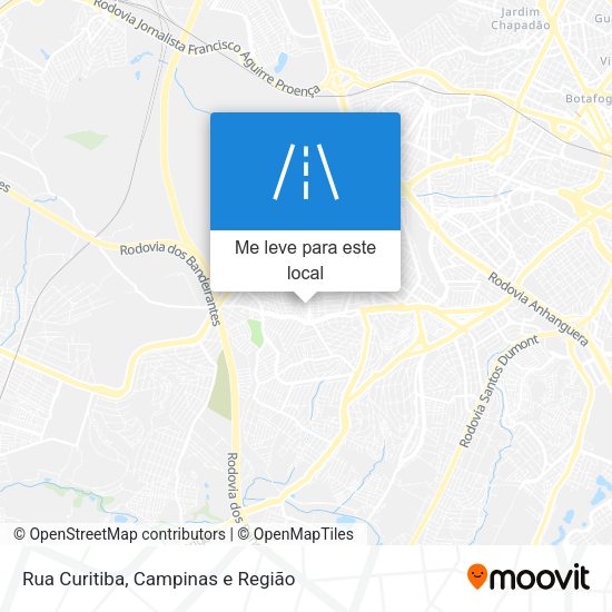 Rua Curitiba mapa