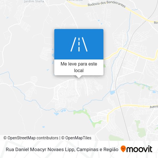 Rua Daniel Moacyr Novaes Lipp mapa