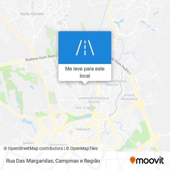 Rua Das Margaridas mapa