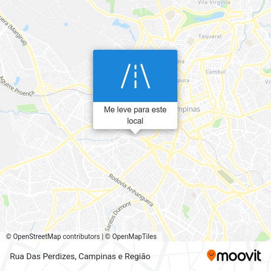 Rua Das Perdizes mapa