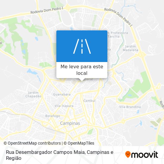 Rua Desembargador Campos Maia mapa