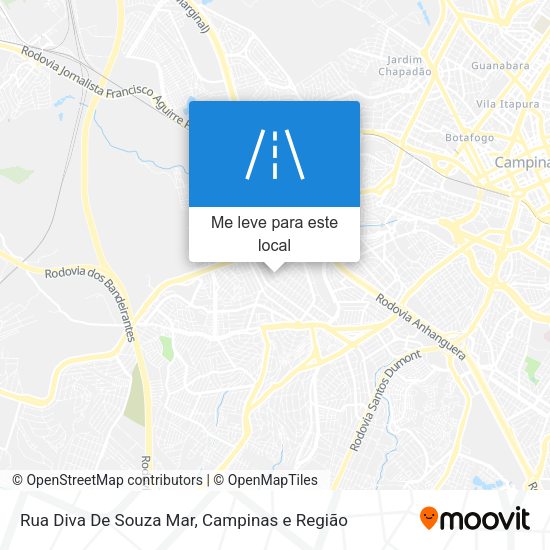 Rua Diva De Souza Mar mapa