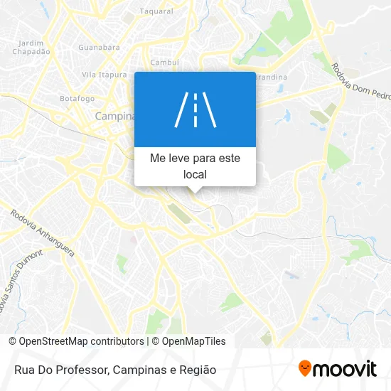 Rua Do Professor mapa