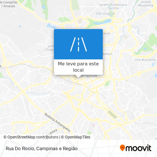 Rua Do Rocio mapa