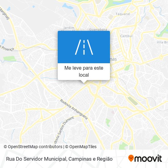 Rua Do Servidor Municipal mapa