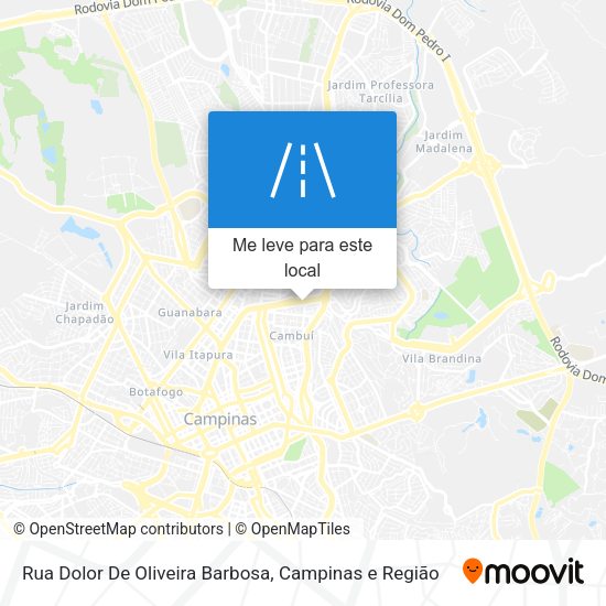 Rua Dolor De Oliveira Barbosa mapa