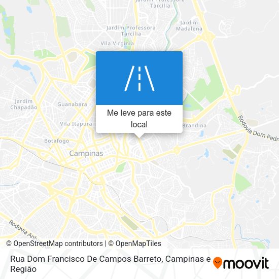 Rua Dom Francisco De Campos Barreto mapa