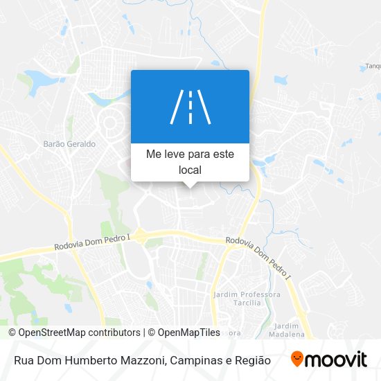 Rua Dom Humberto Mazzoni mapa