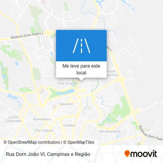 Rua Dom João VI mapa