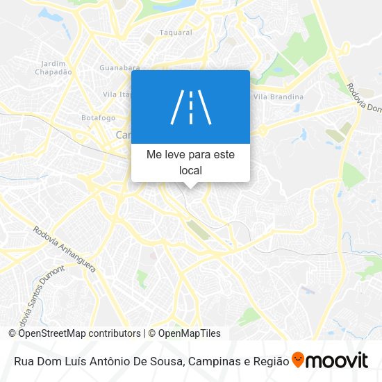 Rua Dom Luís Antônio De Sousa mapa
