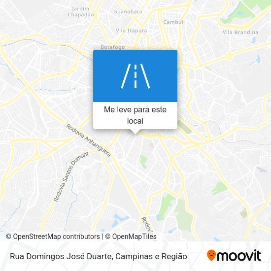 Rua Domingos José Duarte mapa
