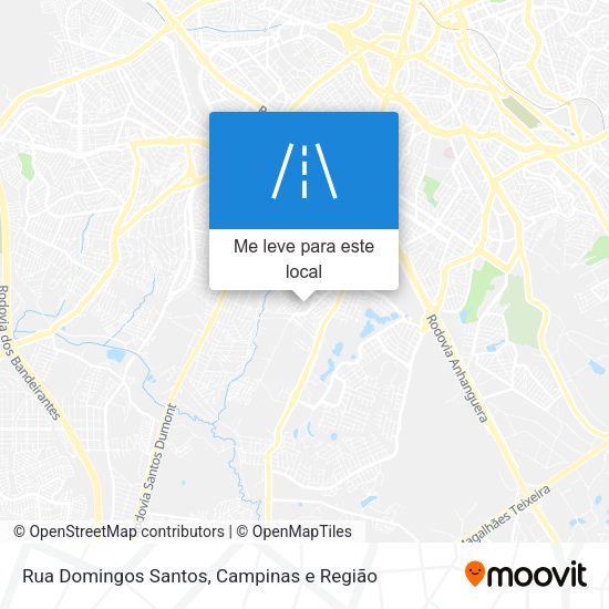 Rua Domingos Santos mapa