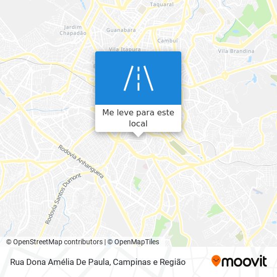 Rua Dona Amélia De Paula mapa