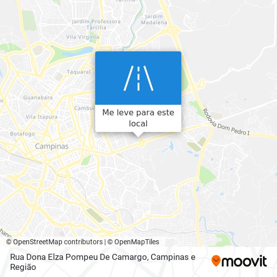 Rua Dona Elza Pompeu De Camargo mapa