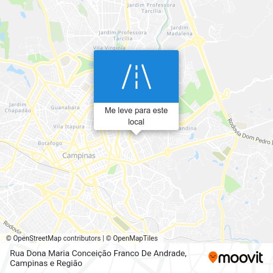 Rua Dona Maria Conceição Franco De Andrade mapa