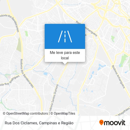 Rua Dos Ciclames mapa