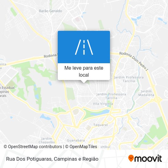 Rua Dos Potiguaras mapa