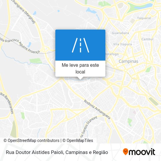 Rua Doutor Aistides Paioli mapa