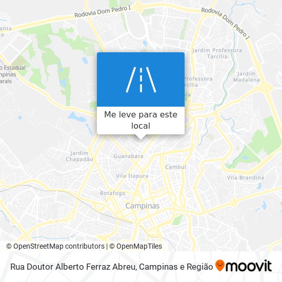 Rua Doutor Alberto Ferraz Abreu mapa