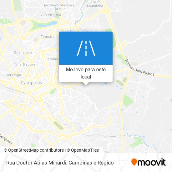 Rua Doutor Atilas Minardi mapa